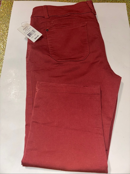 Kohl's Denim - Kohl's Women's Red Skinny Jeans